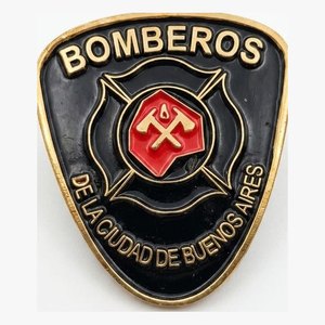 Chapa de pecho Bomberos CABA — Multifuerzas Ponasso