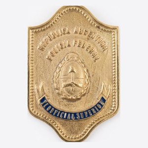 Chapa de pecho Suboficial PFA — Multifuerzas Ponasso