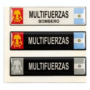 Gafete Bomberos — Multifuerzas Ponasso